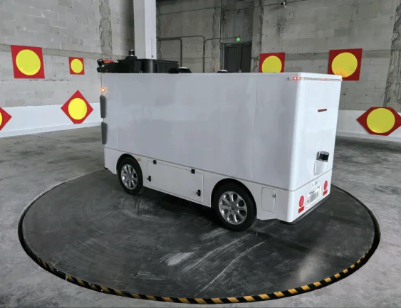 Autonomous Vehicle Testing Calibration Rotating Platform
