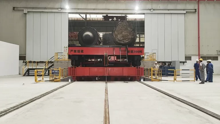 China’s Max-Tonnage Scissor Lift Platform | 350T Heavy-Duty Nuclear Equipment Material Handling Solution