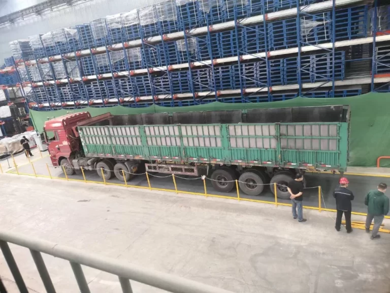 60-Ton Heavy-Duty Scissor Lift | Fixed Loading Platform for Graphite Material Handling