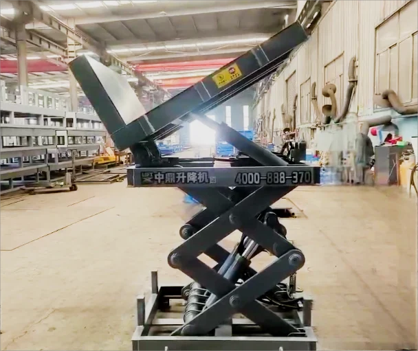Innovative Application of Heavy-duty Scissor Lift Tipper in Heat Treatment Industry