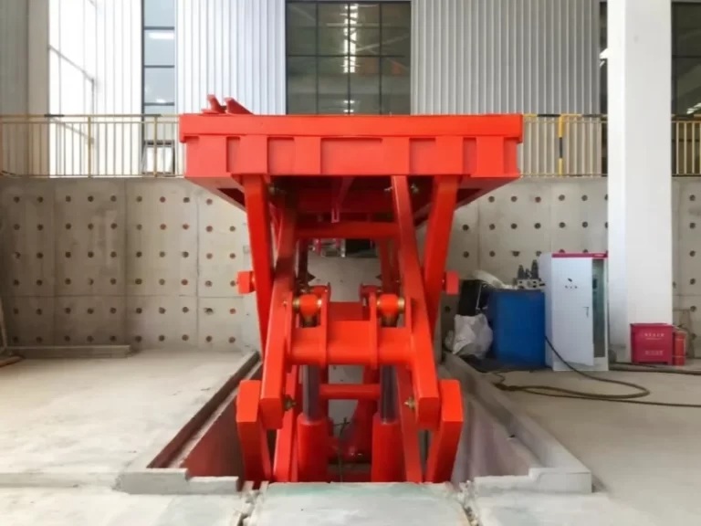 Automotive Manufacturing Heavy-Duty Inter-Floor Transport Solution – Guided Rail Transfer Car Lifter