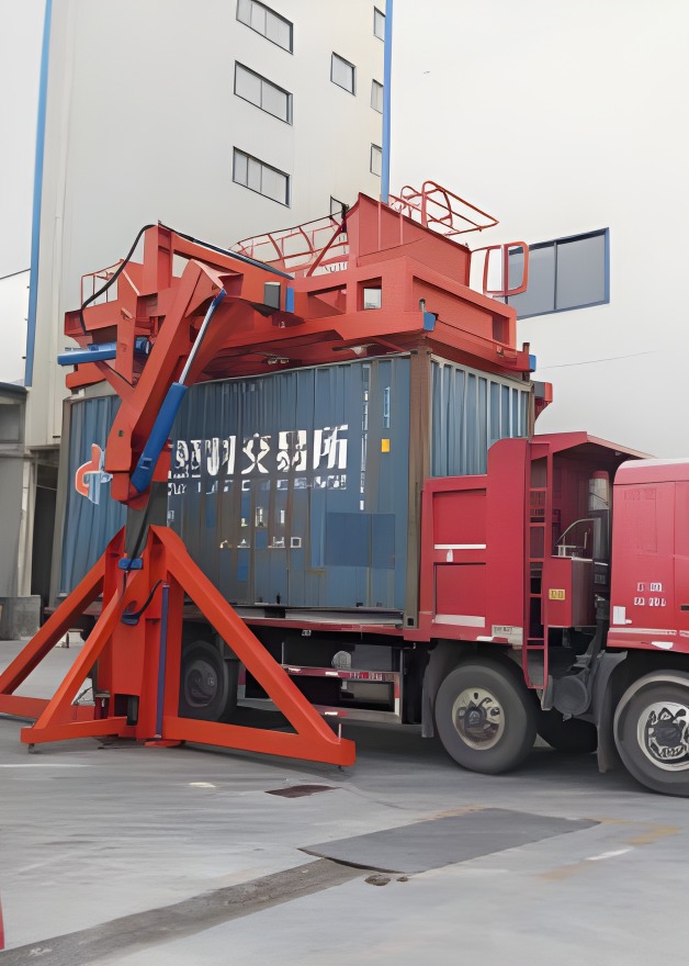 Single-Lane 90-Degree Container Tilting Machine