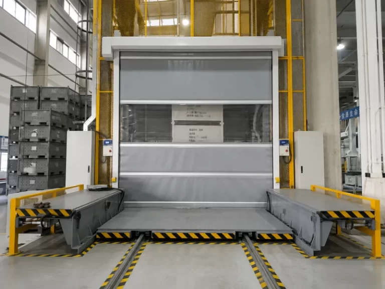 AGV Lift with Ultra-Low Scissor Platform for Automotive Door Manufacturing