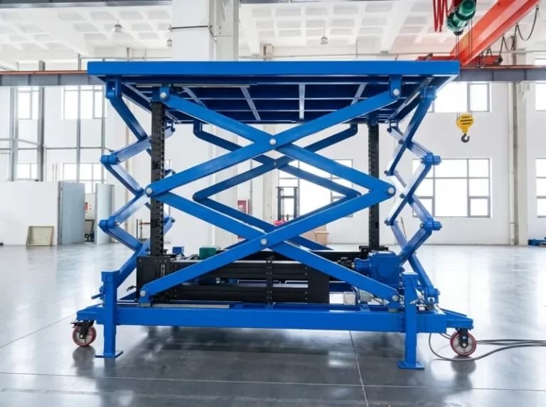 Rigid Chain Scissor Lift: 4000kg Long Workpiece Lifting Solution for Malaysia | 4-Unit Synchronized Control