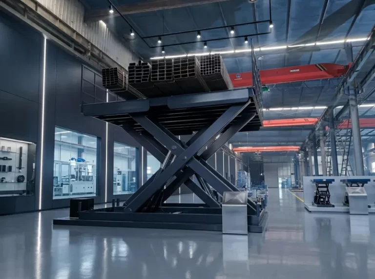 10,000 kg Custom Scissor Lift for Animal Feed Manufacturer – Sri Lanka Export Case Study
